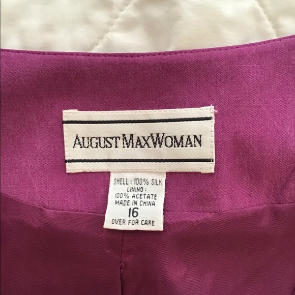 August Max Woman Vest & Split Culottes Skirt Size 16 &. 18 - Picture 4 of 10